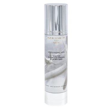 Cleansing gel for men cleans deeply while being gentle on your skin. Its soap free, for all skin types.