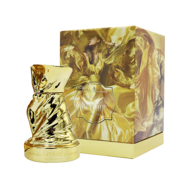 This Eau de Parfum features a woody and floral scent with top notes of Rose, heart notes of Jasmine and White Musk, and base notes of Cedarwood and Vetiver.