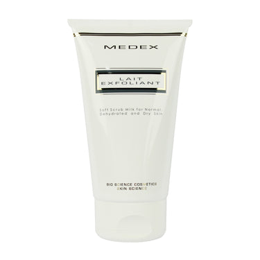 Gently exfoliating milk with soft silica granules for dehydrated and dry skin.