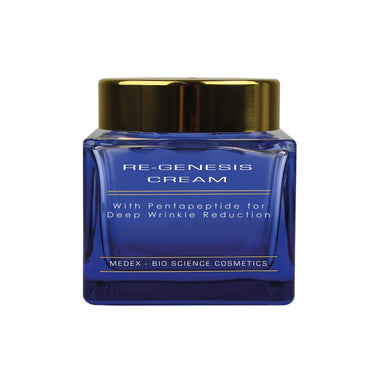 Re-Genesis Cream is a powerful anti-aging formula designed to reduce wrinkles and restore vibrancy to mature, wrinkled, and neglected skin.