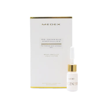 Re-Genesis Ampoules are a strong firming treatment that improves skin appearance visibly