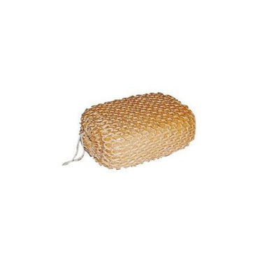The Sisal Shower Scrub Sponge is crafted from natural sisal fibers, offering gentle yet effective exfoliation to revitalize your skin.