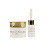 A highly efficient eye mask set with peptides and an ampoule of "Synergistic mixture" for the delicate skin around the eyes.
