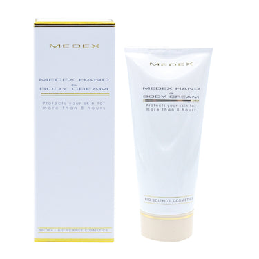 Medex Hand and Body Cream helps to restore dry, cracked, and chapped hands and nails, quickly absorbing into the skin to provide 8 hours of protection. 