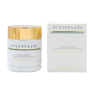 Soothing and purifying gel mask that optimally balances the moisture in the skin. Agitated and impure skin visibly calms. Suitable for acne prone skin, oily, impure skin or red, sensitive skin.