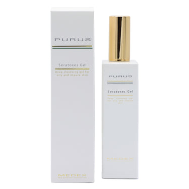 Seratoxes Gel is a deep-cleansing solution designed for oily and acne-prone skin. It features gentle, plant-based foaming agents that effectively cleanse without irritation.